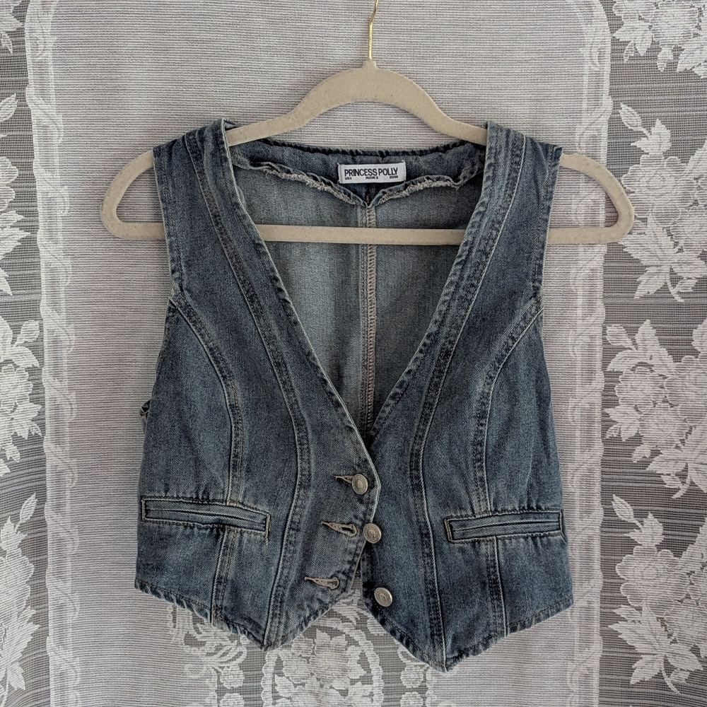 Princess Polly Denim Vest